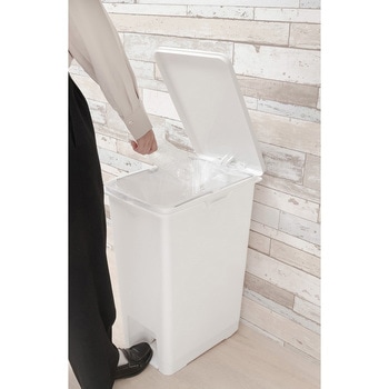 PROPRETE×e-LABO ペダルペール45L ホワイト LIVPLUS