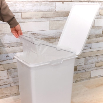 PROPRETE×e-LABO ペダルペール45L ホワイト LIVPLUS