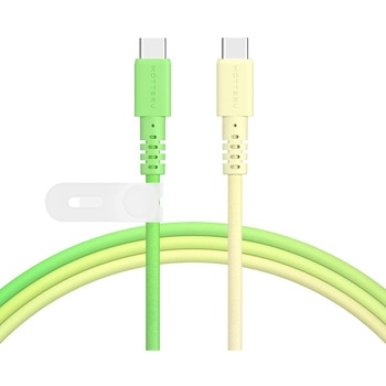 グラデーションケーブル 急速充電 データ転送対応 USB-C to USB-C 1m メロンクリームソーダ MOTTERU