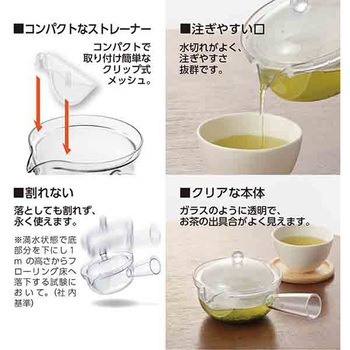 クリアティーポット  クリップメッシュ 急須タイプ 曙産業