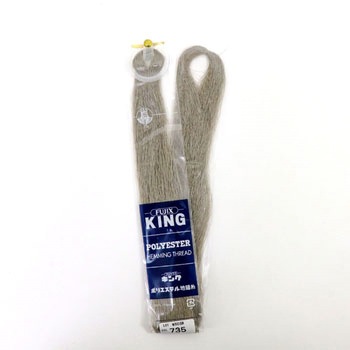 キングポリエステル 地縫い糸(まつり糸) フジックス(縫製用品)