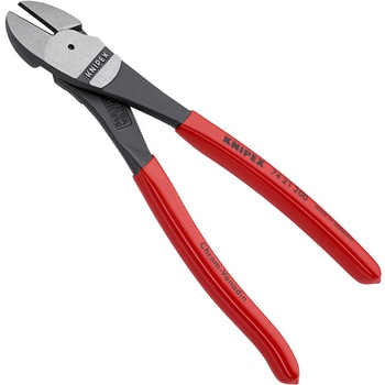 強力型ニッパ ハンドル:プラスチックコーティング KNIPEX(クニペックス)