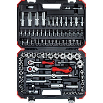 ソケットレンチ・ビットセット 差込角1/2・1/4 94点 GEDORE