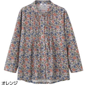 821678ワンタッチテープピンタックブラウス 愛情介護