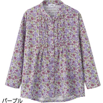 821678ワンタッチテープピンタックブラウス 愛情介護