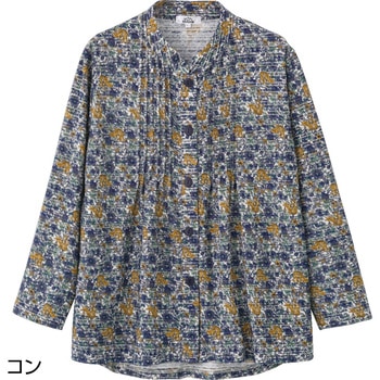 821678ワンタッチテープピンタックブラウス 愛情介護