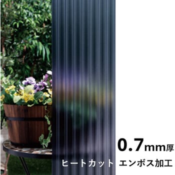 ポリカ波板 ヒートカット ブルー アイリスオーヤマ