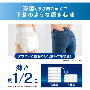 リフィール 快適下着 薄型パンツ アイリスオーヤマ