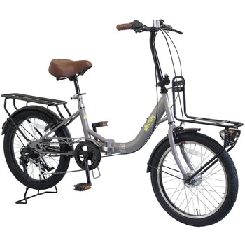 防災サイクル20型 6段変速付き 折りたたみ自転車 ノンパンク仕様  【簡易組立品】 - ロゴス