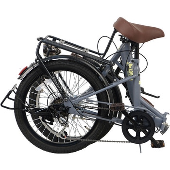 防災サイクル20型 6段変速付き 折りたたみ自転車 ノンパンク仕様  【簡易組立品】 - ロゴス