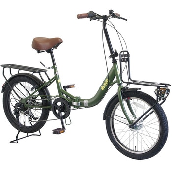防災サイクル20型 6段変速付き 折りたたみ自転車 ノンパンク仕様  【簡易組立品】 ロゴス