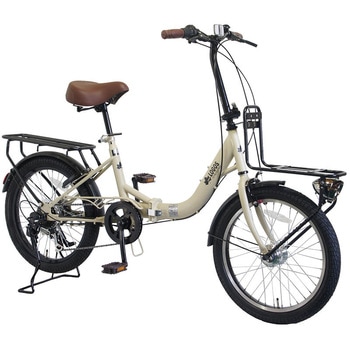 防災サイクル20型 6段変速付き 折りたたみ自転車 ノンパンク仕様  【簡易組立品】 ロゴス