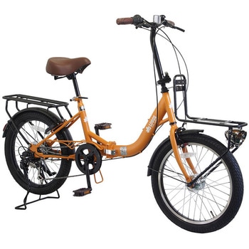 防災サイクル20型 6段変速付き 折りたたみ自転車 ノンパンク仕様  【簡易組立品】 ロゴス