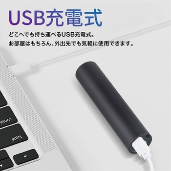UVブラックライト 365nm 充電式 ストラップ付き - トライメイト