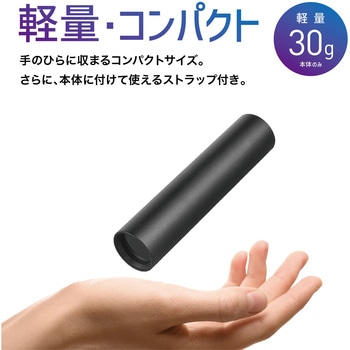 UVブラックライト 365nm 充電式 ストラップ付き - トライメイト