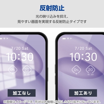 Galaxy S25 SC-51F フィルム 画面内指紋認証対応 アンチグレア 抗菌 指紋防止 反射防止 マット 気泡防止 エレコム
