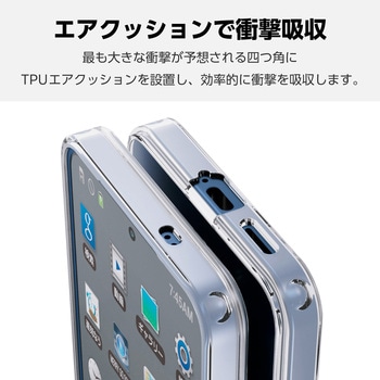 Galaxy S25 SC-51F ケース ハイブリッド 衝撃吸収 磁力装着ワイヤレス充電可 ストラップホール付 MAGKEEP エレコム