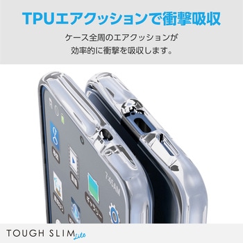 Galaxy S25 SC-51F ケース ソフト カバー 衝撃吸収 薄型 カメラレンズ保護設計 TOUGH SLIM LITE エレコム