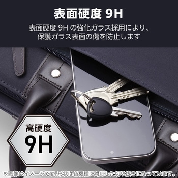 Galaxy A25 5G ガラスフィルム アンチグレア 表面硬度9H 指紋防止 飛散防止 反射防止 マット 気泡防止 エレコム