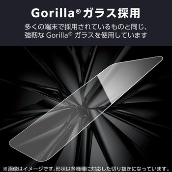 Galaxy A25 5G ガラスフィルム 高透明 ブルーライトカット ゴリラ 薄型 表面硬度10H 指紋防止 飛散防止 エレコム