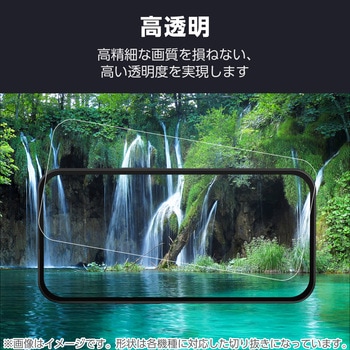 Galaxy A25 5G ガラスフィルム 高透明 衝撃吸収 表面硬度10H 指紋防止 飛散防止 気泡防止 SHOCKPROOF エレコム