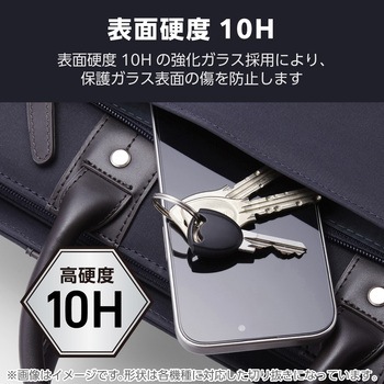 Galaxy A25 5G ガラスフィルム 高透明 衝撃吸収 表面硬度10H 指紋防止 飛散防止 気泡防止 SHOCKPROOF エレコム