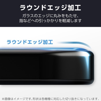 Galaxy A25 5G ガラスフィルム 高透明 衝撃吸収 表面硬度10H 指紋防止 飛散防止 気泡防止 SHOCKPROOF エレコム