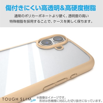 Galaxy A25 5G ケース ハイブリッド カバー 衝撃吸収 軽量 薄型 カメラレンズ保護設計 TOUGH SLIM LITE エレコム