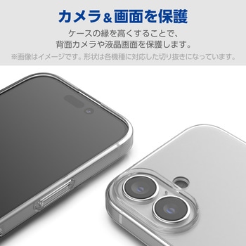 Galaxy A25 5G ケース ソフト カバー 衝撃吸収 薄型 カメラレンズ保護設計 ストラップホール付 極み設計 エレコム