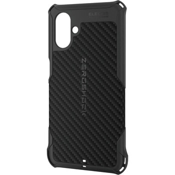 Galaxy A25 5G ケース ソフト カバー 衝撃吸収 カメラレンズ保護設計 ストラップホール付 ZEROSHOCK エレコム