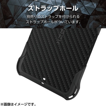 Galaxy A25 5G ケース ソフト カバー 衝撃吸収 カメラレンズ保護設計 ストラップホール付 ZEROSHOCK エレコム