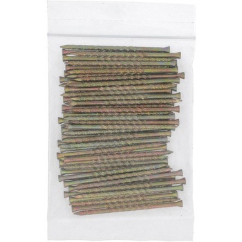 フロアー釘 (鉄/クロメートめっき) 約250G(パック品) OHSATO(大里)