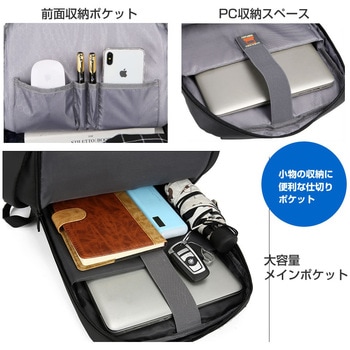 ビジネスリュック パソコン PC バッグ 15 16インチ 2WAY  防水・撥水加工 メディアフューチャー