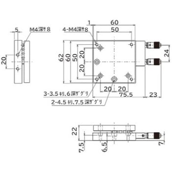 レベル傾斜ステージ 中央精機