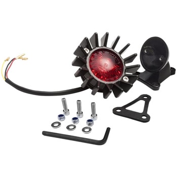 LEDテールライト BIG FIN ブラック マウント付き MEL002+MEL012 モートーン