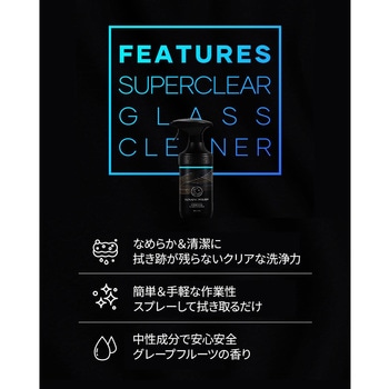 LUNATIC POLISH-SuperClear GLASS CLEANER セイワ