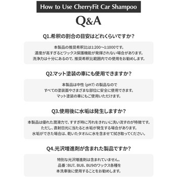 LUNATIC POLISH-CherryFit Car Shampoo セイワ