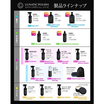 LUNATIC POLISH-Clear Fit PRE-WASH 1L セイワ
