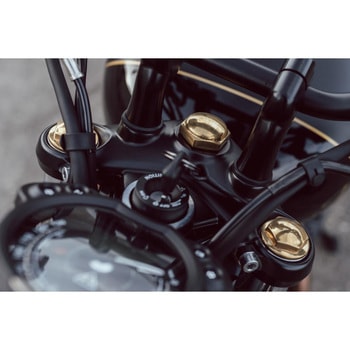 フロントフォークキャップ GUVNORS ブラス MMU512 モートーン