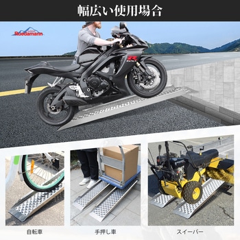 バイクラダーレール バイク アルミブリッジ Ruedamann