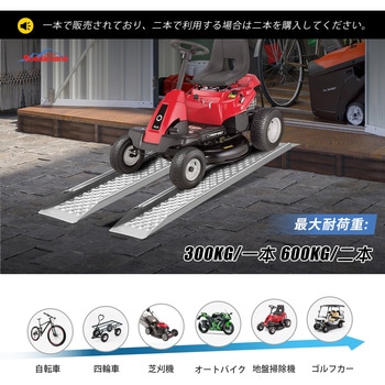 バイクラダーレール バイク アルミブリッジ Ruedamann