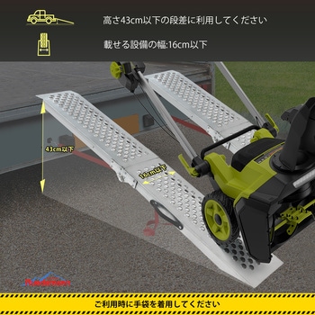 バイクスロープ ラダーレール 折り畳み式 Ruedamann
