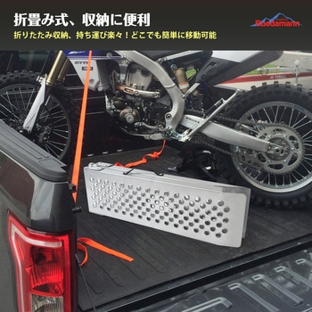 バイクスロープ ラダーレール 折り畳み式 Ruedamann