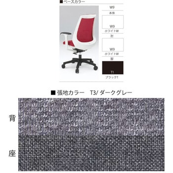 ノナチェア 固定肘付<配送時組立サービス付> イトーキ