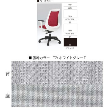 ノナチェア 固定肘付<配送時組立サービス付> イトーキ