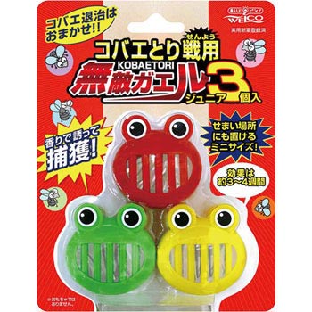 コバエとり戦用 無敵ガエルジュニア ウエ・ルコ 不快害虫対策用品 【通販モノタロウ】