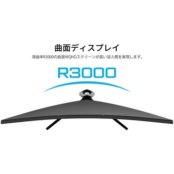 ゲーミング液晶ディスプレイ 39型/2560×1440/HDMI×1、DP×1、USB Type-C×1/ブラック/スピーカー無/2年保証 JAPANNEXT