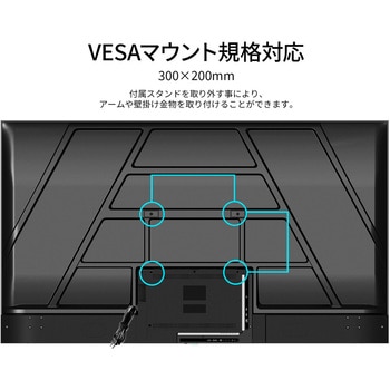 液晶ディスプレイ 60型/3840×2160/HDMI×3/ブラック/スピーカー有/5年保証 JAPANNEXT