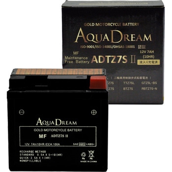 バイク用バッテリー GOLD Motorcycle Battery AQUA DREAM(アクアドリーム)