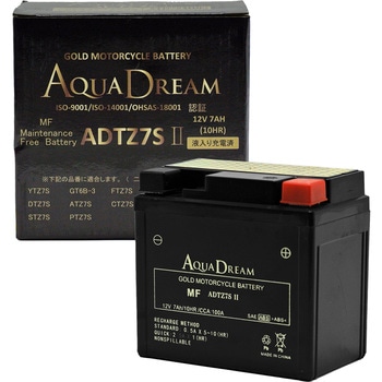 バイク用バッテリー GOLD Motorcycle Battery AQUA DREAM(アクアドリーム)